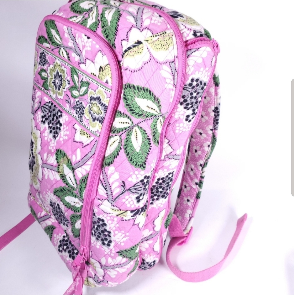 Priscilla Pink Retired Vera Bradley Backpack - Picture 5 of 11